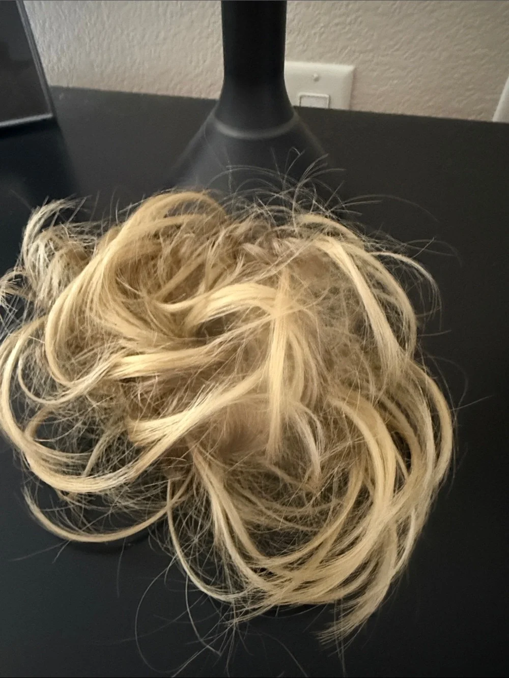 Blonde Clip-In Hairpiece - Natural Blonde Hair Bun
